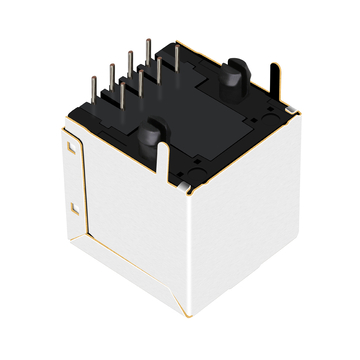 Zonder LED 1X1 poort 8P8C verticale RJ45 modulaire aansluiting zonder geïntegreerde magneten afbeelding 4