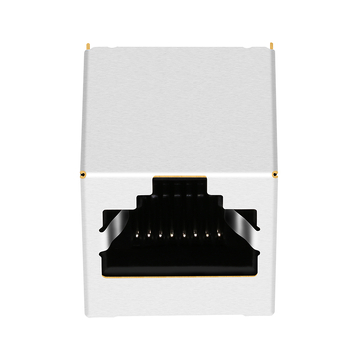 Zonder LED 1X1 poort 8P8C verticale RJ45 modulaire aansluiting zonder geïntegreerde magneten afbeelding 2
