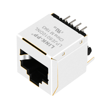 Zonder LED 1X1 poort 8P8C verticale RJ45 modulaire aansluiting zonder geïntegreerde magneten afbeelding 3