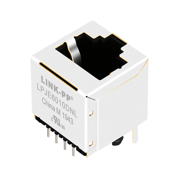 Without LED 1X1 Port 8P8C Vertical RJ45 Modular Jack without Integrated Magnetics