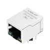 TE 5-2337992-8 Compatible LINK-PP LPJG0926HENL 100/1000 Base-T PoE+ RJ45 Magkjack Single Port Tab Down thumb image 1