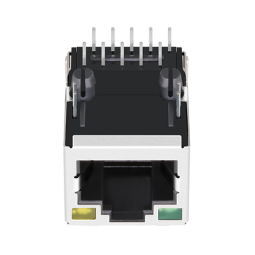 LPJG16302BENL Connettore jack RJ45 a 1 porta 1x1 Base-T 1000 con LED verdi/gialli in alto (immagine 2)