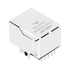 LPJG16302BENL 1000 Base-T 1x1 منفذ RJ45 موصل مرفاع علامة تبويب لأعلى مصابيح LED خضراء/أصفر صورة الإبهام 5