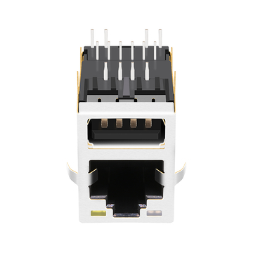 LPJU3101AONL 10/100 Base-T Integrated RJ45 Magjack With Single USB Orange&Green/Yellow Leds image 2