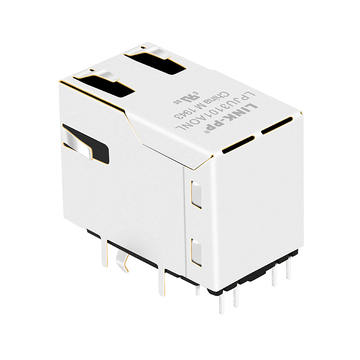 Compatibile con Hanrun HR981191C LINK-PP LPJU3101AONL Connettori modulari magnetici RJ45 10/100 Base-T con singola porta USB, arancione e verde/giallo, immagine 5
