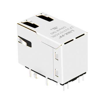 Compatible con RU3-261A1D11. LINK-PP LPJU3101AONL Conectores magnéticos RJ45 10/100 Base-T con un solo puerto USB (imagen 5)
