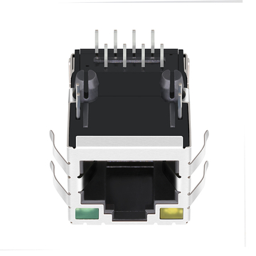 Совместимость с Halo HFJT1-E2450-L21RL и LPJ16611ADNL 100 Base-T, однопортовый Ethernet RJ45 MagJack, желтый/зеленый светодиод, изображение 5
