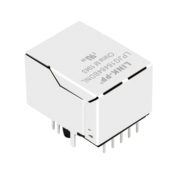 Совместимость с импульсным JXD1-0019NL LINK-PP LPJG16464BDNL 100/1000 Base-T Tab Up Yellow/Green Led Single Port Shielded Connectors RJ45 Jack image 5