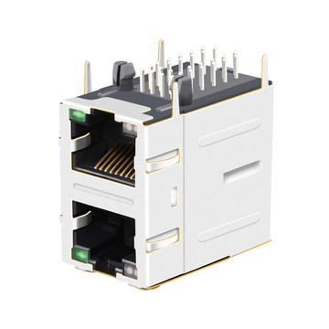 Συμβατό με Pulse JC0-1011NL LINK-PP LPJG17747A83NL 10/100/1000 Base-T 10p8c Πράσινο&Κίτρινο/Πράσινο LED 2x1 Θύρες RJ45 Σύνδεση δικτύου εικόνα 2