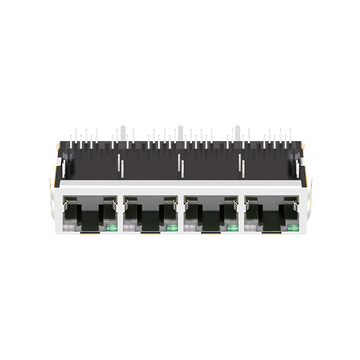 パルス JG0-0032NL 互換品 LINK-PP LPJ48002A34NL 10/100 Base-T タブアップ 緑＆黄/緑 LED 1x4ポート RJ45コネクタ イーサネットマグネティックス内蔵 画像2