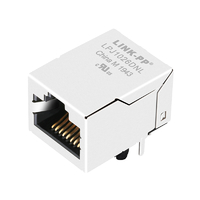 LPJ1026DNL 10/100 Base-T Tab Up Without Led 1x1 Port Connector RJ45 Magjack