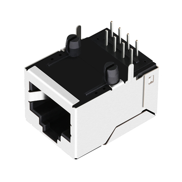 LPJ1026DNL 10/100 Base-T Tab Up Χωρίς LED 1x1 Port Connector RJ45 Magjack εικόνα 2