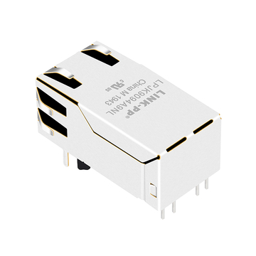 Совместимый с Pulse JK0-5101NL LPJK9094A9NL 10G Base-T Tab Up Green&Yellow/Green Led Single Port Magnetic POE+ RJ45 Jack image 5