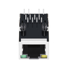 Compatibile con Pulse J1012F01C LINK-PP LPJ1012BGNL 10/100 Base-T Tab Up Led giallo/verde Porta singola Lan Ethernet Jack RJ45 Thumb image 2