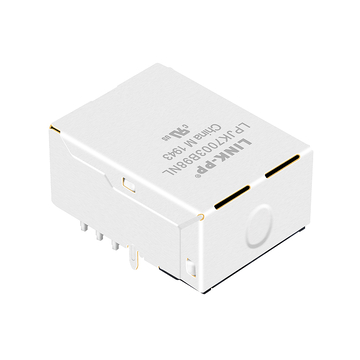 パルス J0G-0003NL 互換品 LINK-PP LPJK7003B98NL 10/100/1000 Base-T タブアップ ロープロファイル RJ45 Magjack コネクタ 黄色と緑色/緑色 LED 画像 5