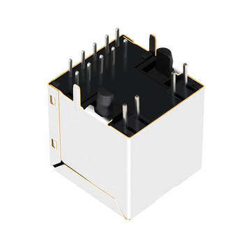 LPJD4622BDNL 10/100/1000 Base-T Top Entry Vertical RJ45 Jack Yellow/Green LED image 4