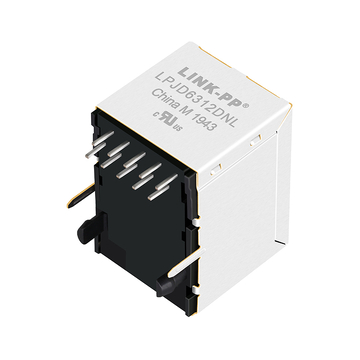 パルス JXD3-0004NL 互換品 LINK-PP LPJD6312DNL 10/100 Base-T LEDなし垂直RJ45コネクタ 画像5