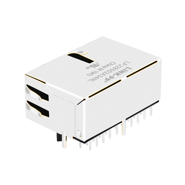 LPJ28002A34NL 10/100 Base-T Tab Up Πράσινο/Πράσινο LED 1x2 Θύρα RJ45 Σύνδεσμος FastJacks εικόνα 4