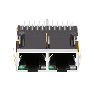 LPJ28002A34NL 10/100 Base-T Tab Up Πράσινο/Πράσινο LED 1x2 Θύρα RJ45 Σύνδεσμος FastJacks εικόνα 5