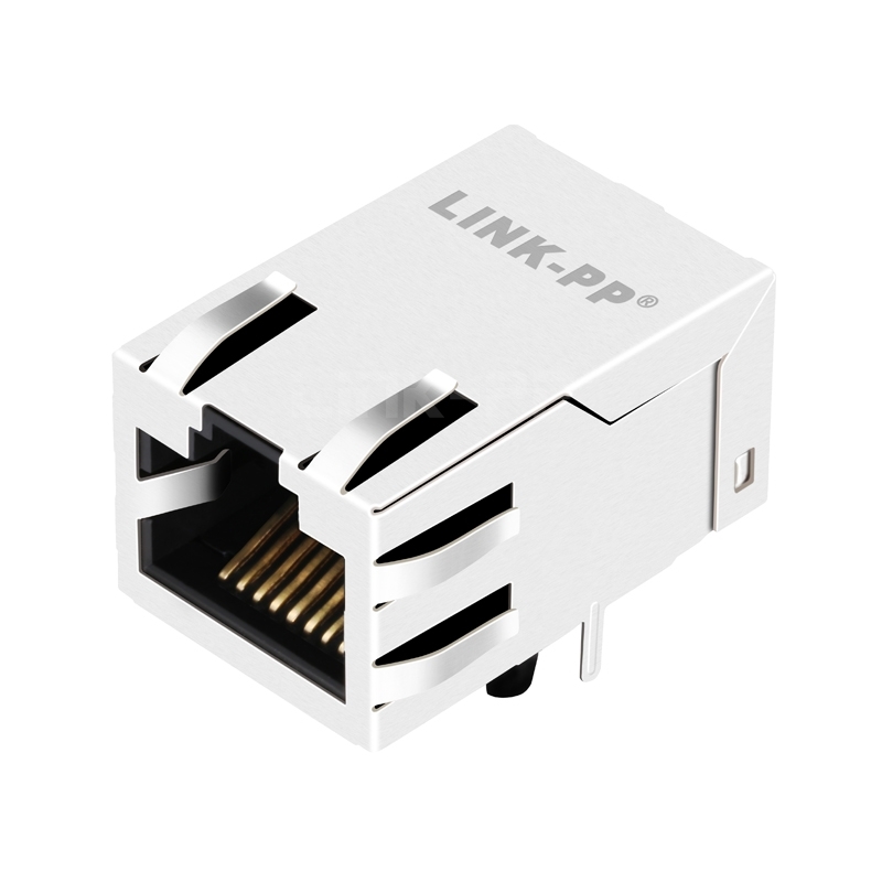 Pulse J1006F21NL Compatible LINK-PP LPJ1006CNL 10/100 Base-T Tab Up without Led One Port 8P8C Integrated RJ45 FastJacks