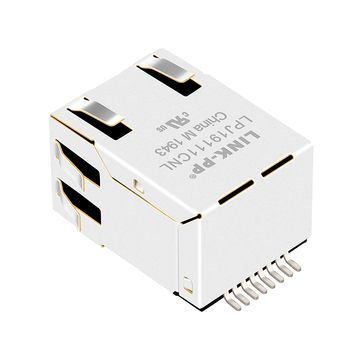 Pulse J0C-0006NL Συμβατό LPJ19111CNL 10/100 Base-T Tab Down Χωρίς LED Μονής Θύρας Θωρακισμένος Σύνδεσμος SMD RJ45 εικόνα 5