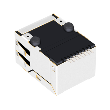 Совместимость с Hanrun HY991101C LINK-PP LPJ19111CNL 10/100 Base-T без светодиода, с контактом вниз, SMT RJ45 разъем, изображение 4