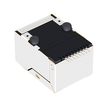 LPJ19113DNL 10/100 Base-T LEDタブダウンなしSMT RJ45コネクタ在庫画像4