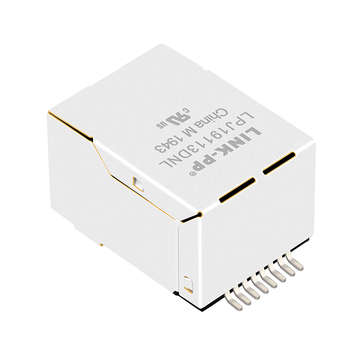 LPJ19113DNL 10/100 Base-T LEDタブダウンなしSMT RJ45コネクタ在庫画像5