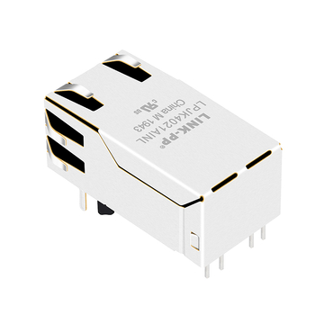Pulse JXK0-0138NL Compatible LINK-PP LPJK4021AINL 10/100 Base-T Tab Up Yellow&Green/Green Led Single Port Ethernet Lan RJ45 Connector image 5
