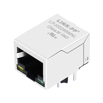 pulse j0026d01f compatible link-pp lpj0026bmnl 10 100 base-t rj45 mag jack 1x1 port tab down yellow green led