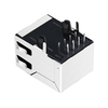 Pulse J0018D21NL Compatible LPJ0018CNL 10/100 Base-T 8P8C Conector RJ45 Pestaña hacia abajo Puerto único sin LED Imagen del pulgar 4