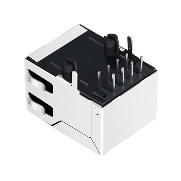 LPJ0018CNL 10/100 Base-T Tab Down Χωρίς LED Μονή Θύρα 8P8C RJ45 Σύνδεση εικόνα 4