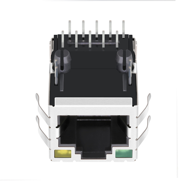 Совместимость с импульсным JXD1-9025NL LINK-PP LPJG16442AENL 100/1000 Base-T Tab Up Green/Yellow Led Single Port Shielded 8P8C RJ45 Ethernet Socket image 2