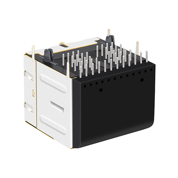 Kompatibel mit Pulse J20-0013 LINK-PP LPJ27312A43NL 10/100 Base-T 8p8c Grün&Gelb/Grün&Gelb LED 2x2 Port RJ45 Netzwerkanschluss Bild 4