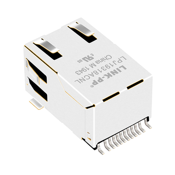 LPJ19318ACNL 10/100 Base-T Tab Up Green/Green Led SMT Ethernet RJ45 Connector image 5