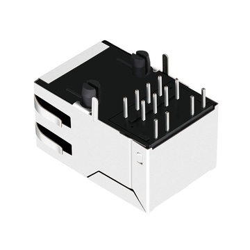 Pulse J1012F21RNL Compatible LINK-PP LPJ1012APNL 10/100 Base-T Tab Up Green/Yellow Led Single Port Cat5e Jack RJ 45 Connectors image 4