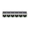 LPJG68851AWNL 100/1000 Base-T 1x6 RJ45 Magjack Tab Up Green/Green LED thumb image 2