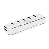 LPJG68851AWNL 100/1000 Base-T 1x6 RJ45 Magjack Tab Up Green/Green LED thumb image 3