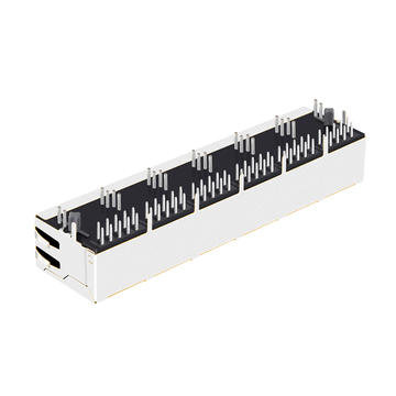LPJG68851AWNL 100/1000 Base-T 1x6 Θύρα RJ45 Magjacks Tab Up Πράσινο/Πράσινο LED εικόνα 4