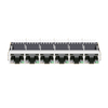 Pulse JG0-0070NL Compatible LINK-PP LPJG68837A63NL 1000 Base-T Tab Up Green/Orange&Green LED 1x6 Port RJ45 Connector For Sale thumb image 2