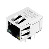 LPJ0073ABNL 10/100 Base-T Tab Down Green/Yellow Led Single Port Cat5e RJ45 Connector thumb image 1