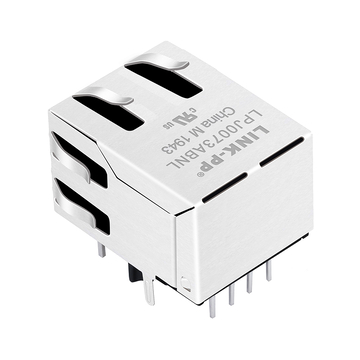 Συμβατό με το Pulse J0073D21B LINK-PP LPJ0073ABNL 10/100 Base-T Tab Down Green/Yellow LED Single Port Cat5e RJ-45 Through Connector εικόνα 5