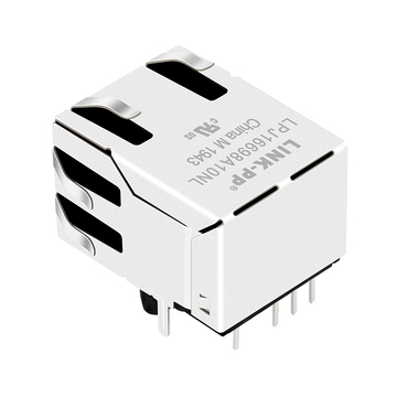 LPJ16698A10NL 10/100 Base-T Tab Up Yellow/Green Led Single Port POE Ethernet Connector RJ45 Modules image 4