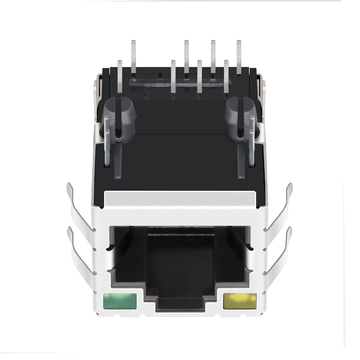 Pulse JXD1-0007NL Compatible LINK-PP LPJ16698A10NL 10/100 Base-T Tab Up Yellow/Green Led Single Port POE Ethernet Connector RJ45 Modules image 2
