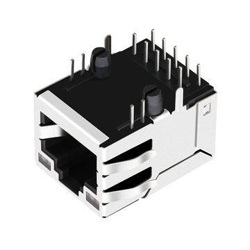 Совместимость с импульсным JD1-0002NL LINK-PP LPJG16391A4NL 100/1000 Base-T Tab Up Green&Yellow/Green&Yellow Led Single Port Shielded RJ45 Connector image 3