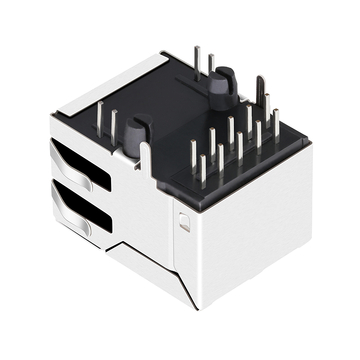Совместимость с импульсным JD1-0002NL LINK-PP LPJG16391A4NL 100/1000 Base-T Tab Up Green&Yellow/Green&Yellow Led Single Port Shielded RJ45 Connector image 4