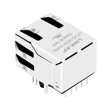 Совместимость с импульсным JD1-0002NL LINK-PP LPJG16391A4NL 100/1000 Base-T Tab Up Green&Yellow/Green&Yellow Led Single Port Shielded RJ45 Connector image 5