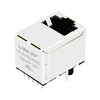 LPJD4834DNL 10/100/1000 Base-T sans LED Connecteur Ethernet RJ45 vertical image de pouce 1