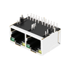 LPJG29864BANL-2 10/100/1000 Base-T 1x2 Port Gigabit RJ45 Magjack Tab Up Yellow/Green LED thumb image 2