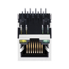 LPJG4944GENL 100/1000 Base-T Tab Down Groen/Geel Led Enkele poort Cat5e RJ45 Magnetische Jack duim afbeelding 3